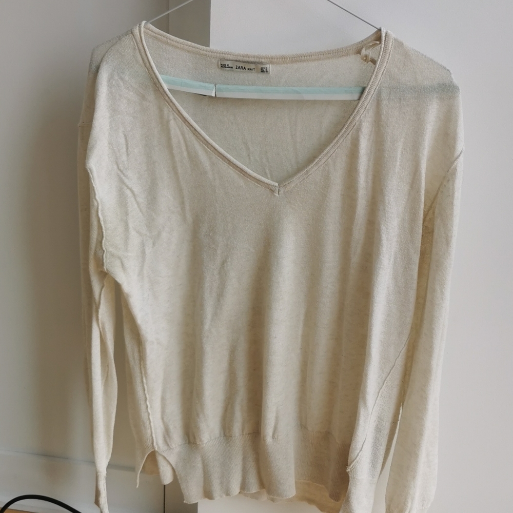 Zara knit long sleeve / chandail Zara